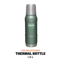 CLASSIC MILESTONES THERMAL BOTTLE 1.1qt /1LT 1960 Vintage Green