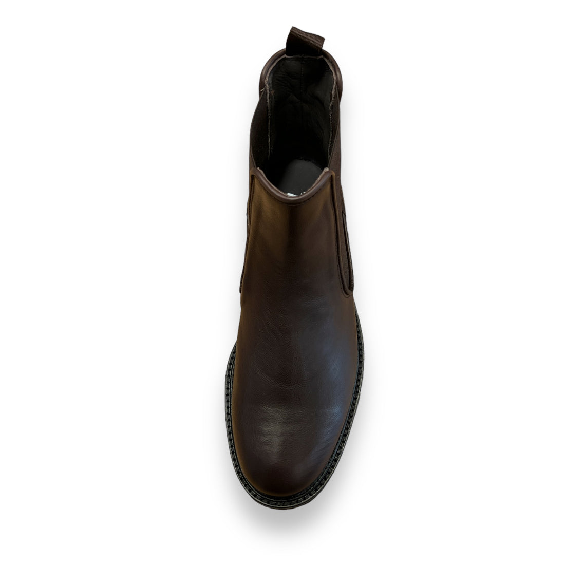 Dark Brown genuine leather Chelsea Boots