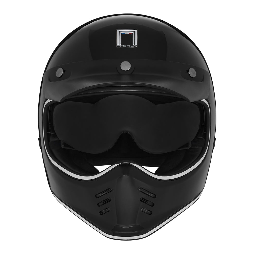 Seventy II full face helmet - Shiny Black