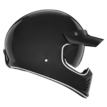 Seventy II full face helmet - Shiny Black