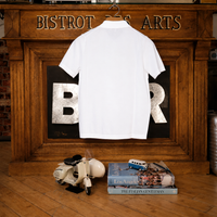 Natural White full button Cotton Polo