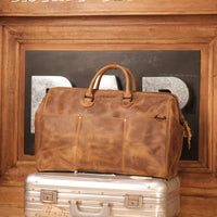 The Doctor genuine leather weekend bag