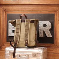 Let's get lost waxed backpack