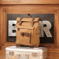 Let's get lost waxed backpack