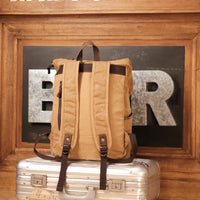 Let's get lost waxed backpack