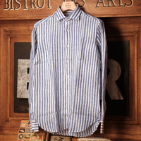 Riviera Blue stripes Linen Shirt
