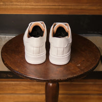 sneakers - White grained genuine leather