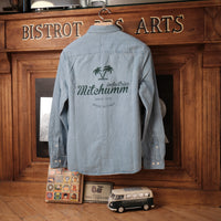 Chambray Denim Button-Down Shirt – Light Indigo