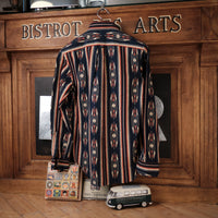 American-Indian Blue Flannel Shirt