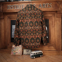 American-Indian Green Flannel Shirt