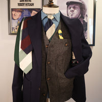 Shetland wool Navy Blazer