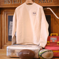 Mtichumm Heritage Pennant Crewneck Sweatshirt Off-white