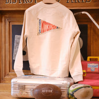 Mtichumm Heritage Pennant Crewneck Sweatshirt Off-white