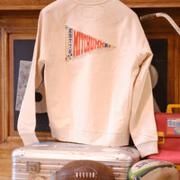 Mitchumm Pennant Crewneck Sweatshirt Off-white