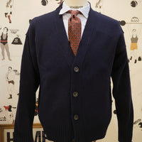 Old School Cardigan Navy