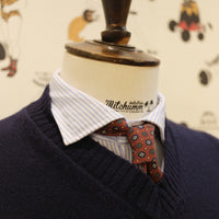 Old School V-neck Navy Vest