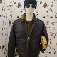 Heritage Leather Aviator Jacket