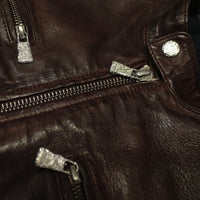 1/4 Mile Leather Jacket Bordeaux
