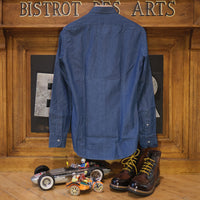 Cotton Darkwash Denim Shirt