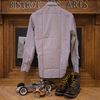 Popeline cotton Classic Brown stripes shirt