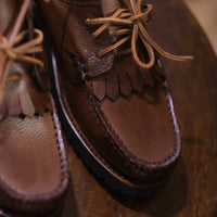 Hand Made Fringed Deck Leather Shoes