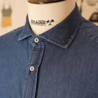 Cotton Darkwash Denim Shirt