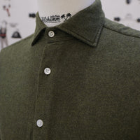 Forest Green twill Shirt