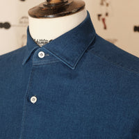 Heavy darkwash Cotton Denim Shirt