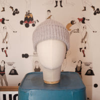 Light grey cashmere beanie