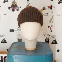 Brown cashmere beanie