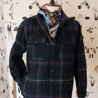 ITB Dark Navy/Forest Green Tartan Plaid Jacket