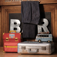 Tailored Denim Cotton Pleated trousers