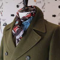 Military Double-Breasted Peacoat