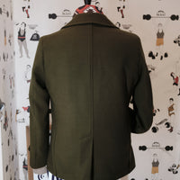 Military Double-Breasted Peacoat
