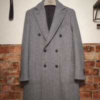 Herringbone blue coat