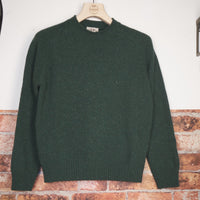 Alpine Moss Knickerbocker Wool Crewneck