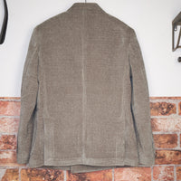 Washed Olive Double-Breasted Blazer