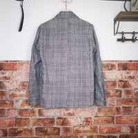 Prince of Wales wool and cotton worker jacket