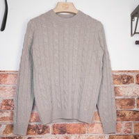 Grey Fog Cashmere Classic Sweater