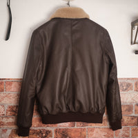 Aviator brown Leather Jacket