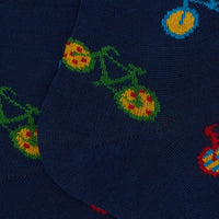 I want to ride my bicycle long socks - navy