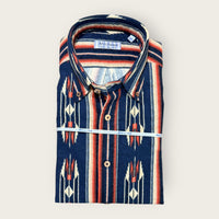 American-Indian Blue Flannel Shirt