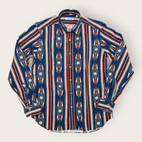 American-Indian Blue Flannel Shirt