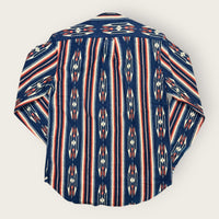 American-Indian Blue Flannel Shirt