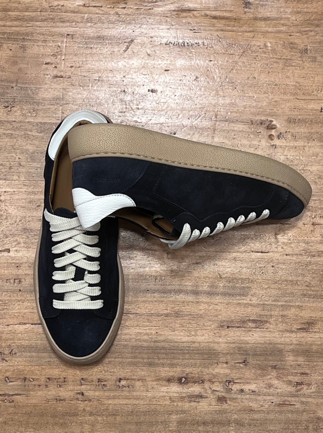 Low sneakers - Navy suede