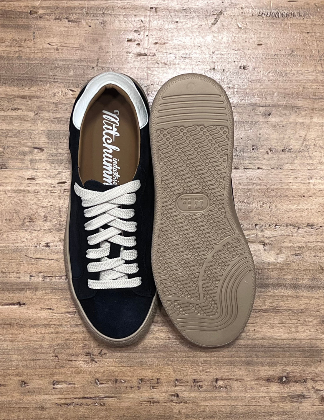 Low sneakers - Navy suede