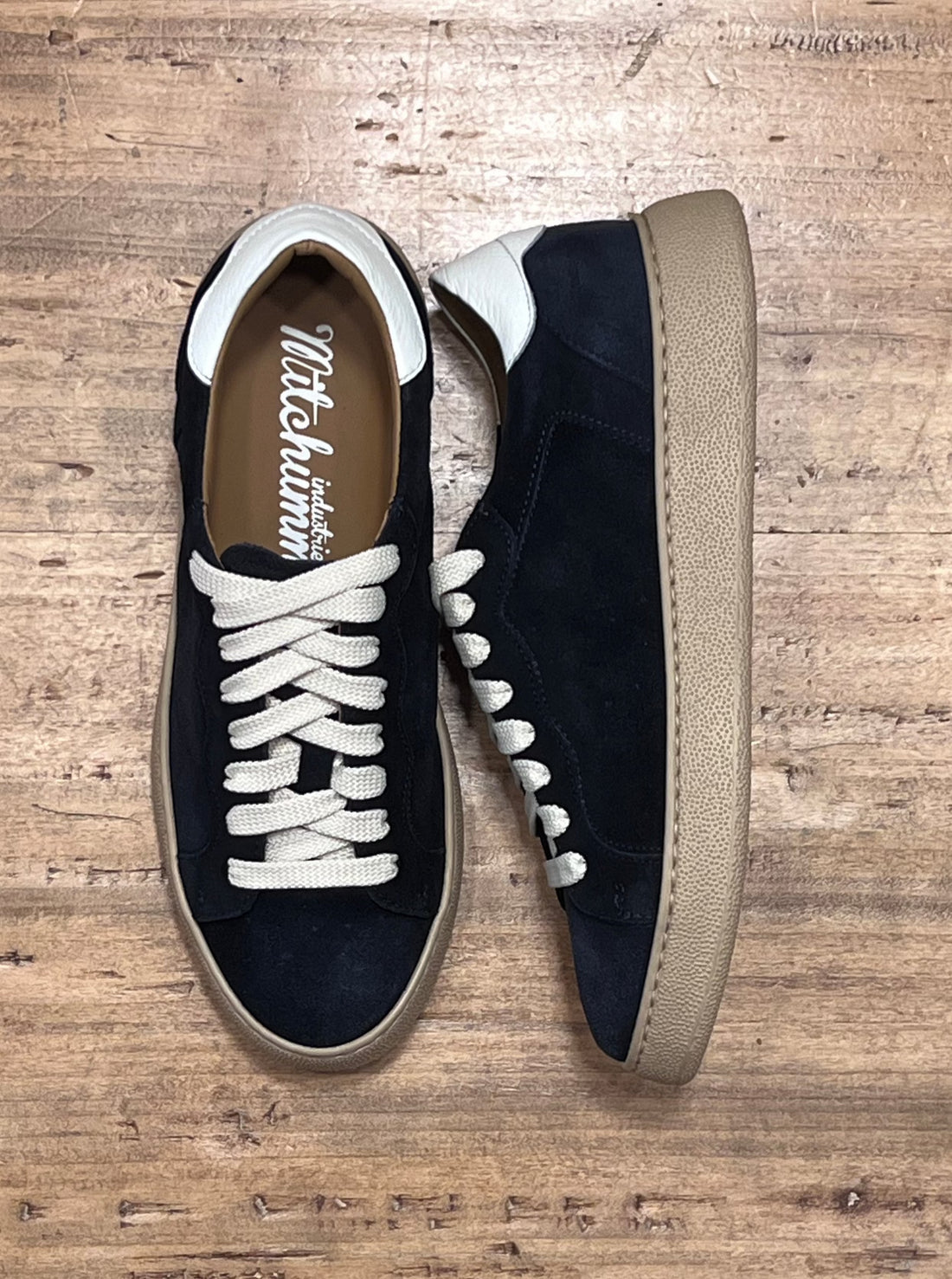Low sneakers - Navy suede