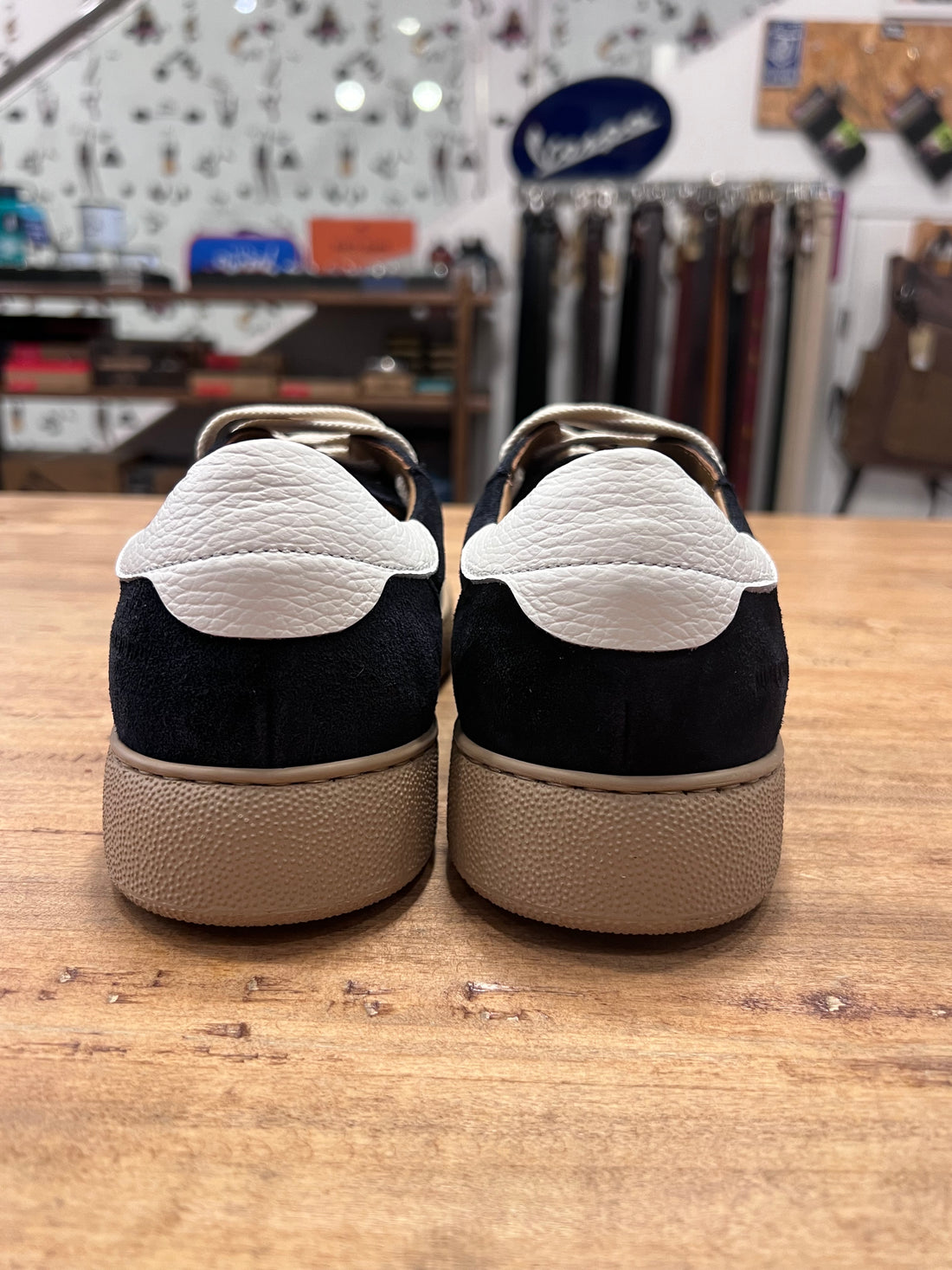 Low sneakers - Navy suede