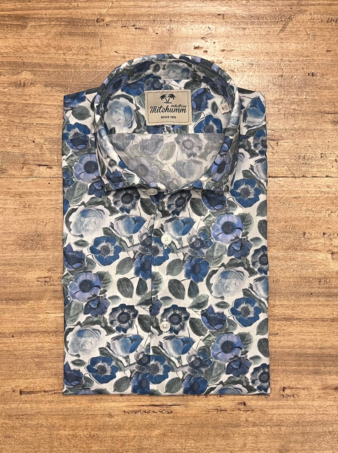 Flower power LIBERTY® wallpaper flower shirt