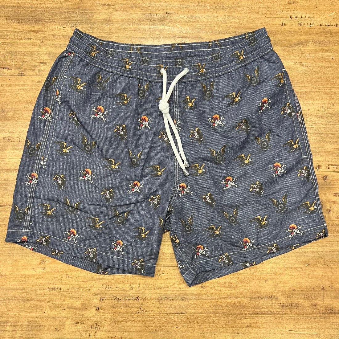Eagle, Condor or Rooster moto symbols swim short